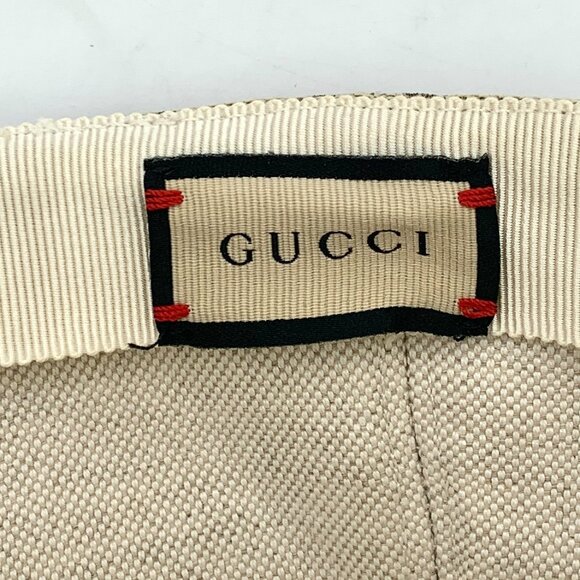 GW0510 Gucci Gucci brown logo jacquard full print cotton baseball cap hat 57cm main image 6